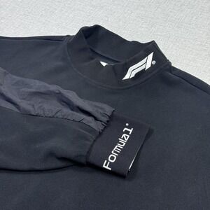 Formula1 Racing F1 PacSun Mock Neck Pullover Fleece Jacket Mens Large Black